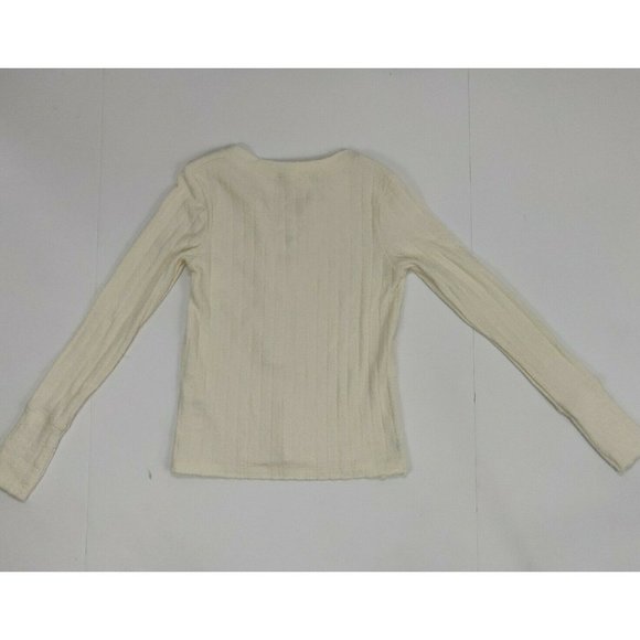 Free People Womens Sweater XSmall Ivory Oliver - Picture 9 of 15